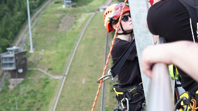Skywalk Höhenrettung Reel